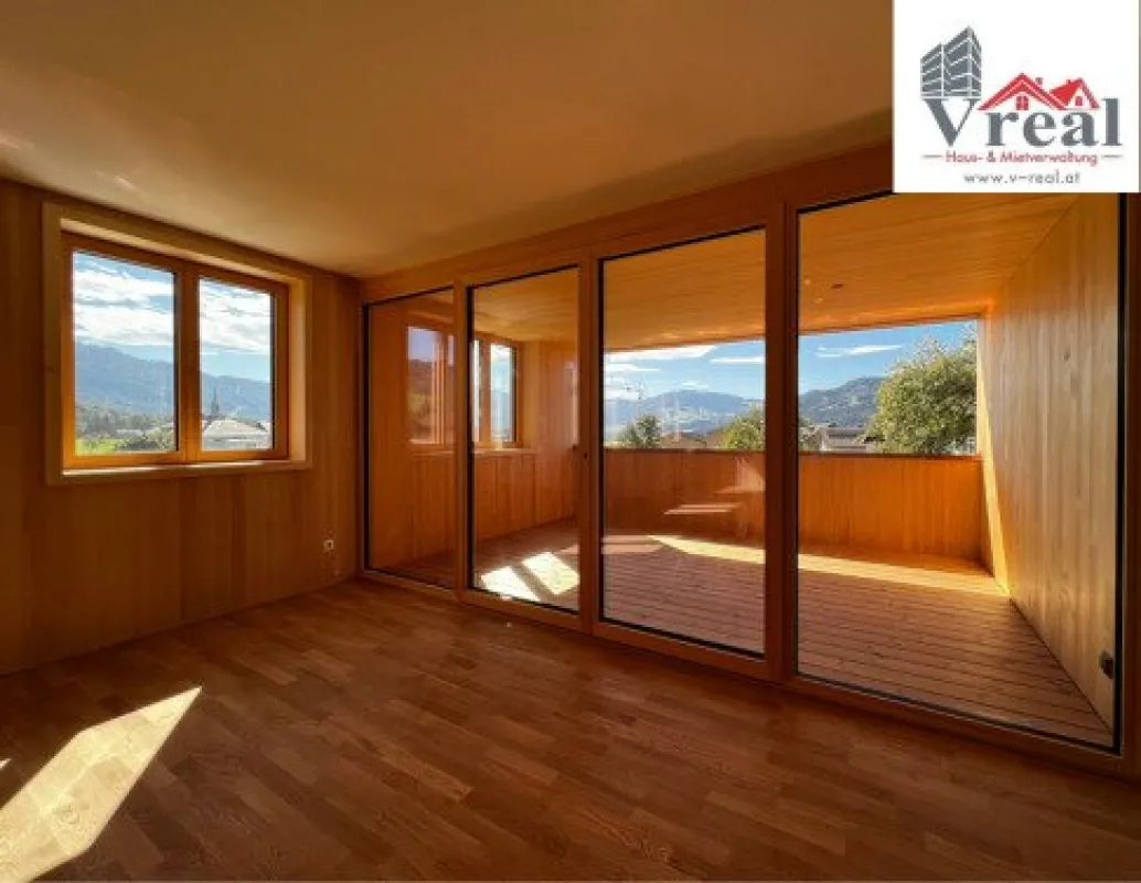 Moderne 3-Zimmer-Wohnung mit Terrasse und traumhaftem Bergblick in Lingenau - Bild 1