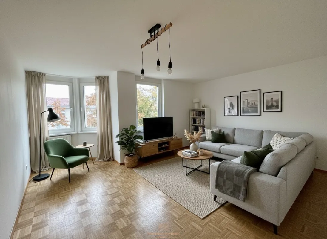 Exklusive 3-Zimmer-Eigentumswohnung mit Balkon und Garagenplatz in Döbling - Bild 1