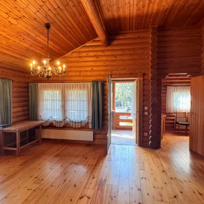 Traumhaftes Blockhaus in Wien Umgebung mit viel Grünfläche - Bild 3