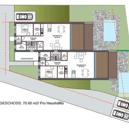 Gelegenheit: Baugrundstück mit 751 m² – ideal für ein großzügiges Doppelhaus - Bild 2
