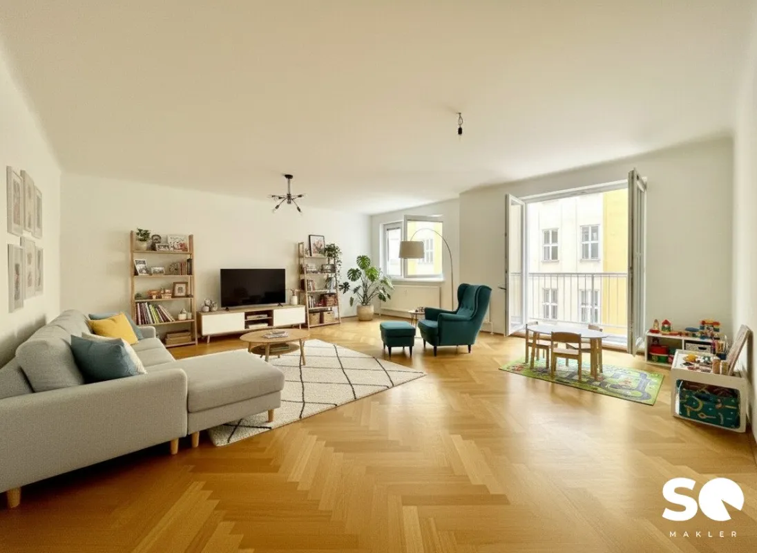 #SQ - FAMILIEN-TRAUM-WOHNUNG IM HERZEN DES 4. BEZIRKS - Bild 1