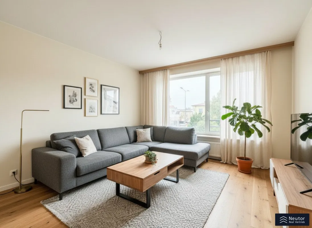 KERNSANIERT - ERSTBEZUG - BEZIEHBAR AB 01.12.2025 - CHARMANTE 2 ZIMMER-WOHNUNG - MODERNES DESIGN - LICHTDURCHFLUTET - GROß-ENZERSDORF - Bild 1