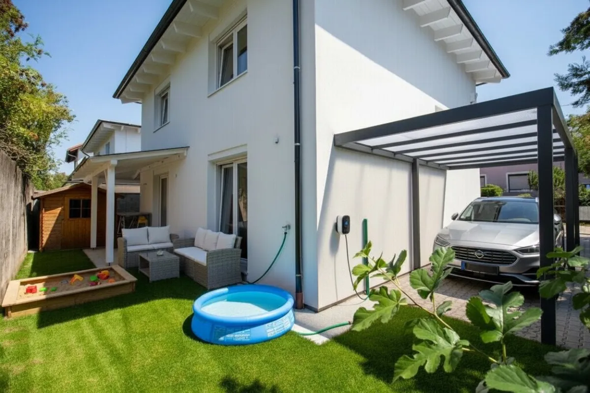 "Perfekt für Familien: ERSTBEZUG - Einfamilienhaus in Wien Nähe mit Schnellbahnanschluss" - Bild 1