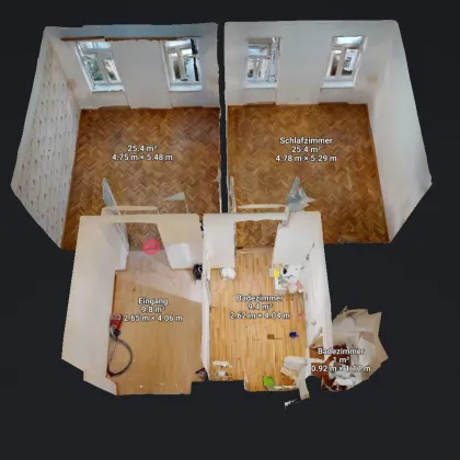 Wohnungspaket im Stuwerviertel: Zwei Einzimmer-Wohnungen | U2 & WU | Lift | Ruhe - Bild 2