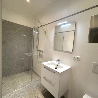 Seminarraum oder doch Kleinwohnung?  Modernes Badezimmer und ein Abstellraum - in Reiteregg Gemeinde Sankt Bartholomä - Bild 2