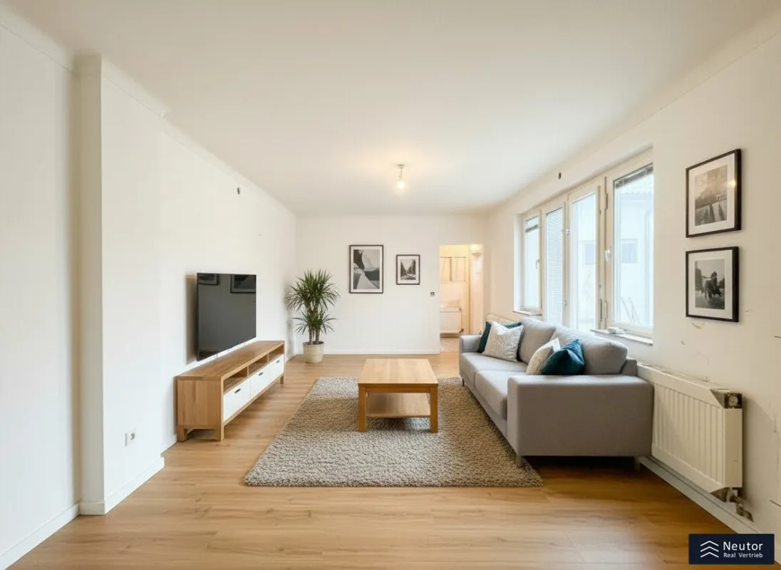 KERNSANIERT - ERSTBEZUG - BEZIEHBAR AB 01.12.2025 - CHARMANTE 2 ZIMMER-WOHNUNG - MODERNES DESIGN - LICHTDURCHFLUTET - GROß-ENZERSDORF - Bild 1