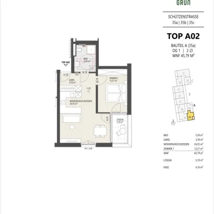 2-Zimmer-Wohnung, 1.OG, Innsbruck - Bild 2
