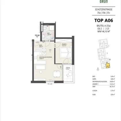 2-Zimmer-Wohnung, 2.OG, Innsbruck - Bild 3