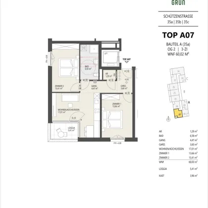 3-Zimmer-Wohnung, 2.OG, Innsbruck - Bild 2