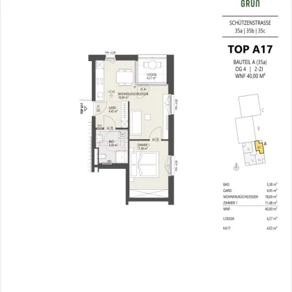 2-Zimmer-Dachgeschosswohnung, Innsbruck - Bild 3