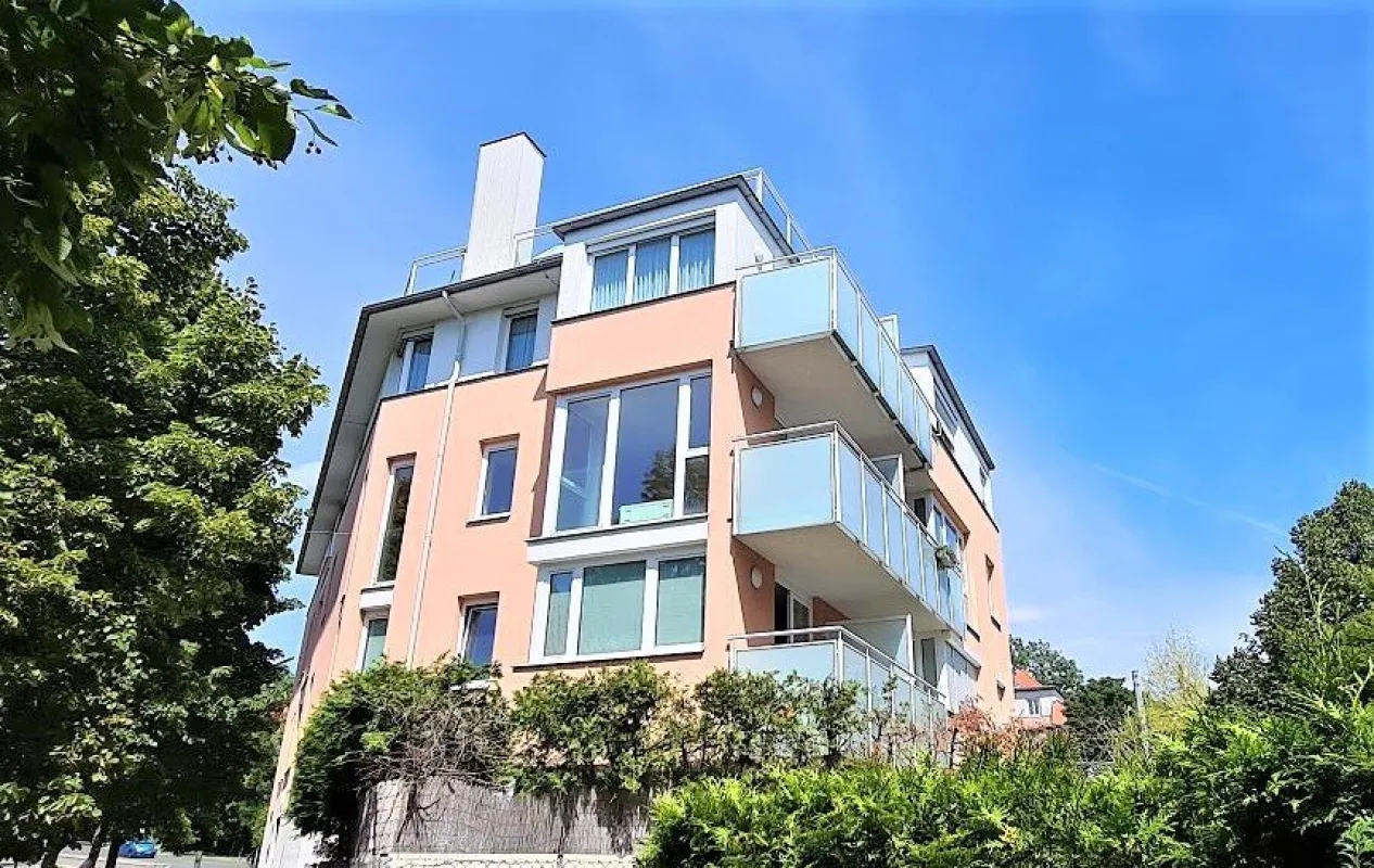 DACHGESCHOSS, Daringergasse, sonnige 76 m2 Neubau mit 6 m2 Balkon, 2 Zimmer, Wohnküche, Wannenbad, Parketten - Bild 1