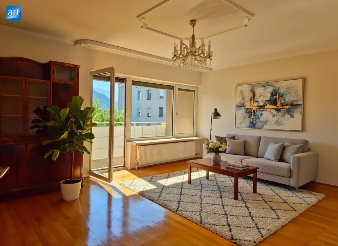 Attraktive, helle 3-Zimmer-Wohnung in Salzburg mit Loggia – Ihr neues Zuhause wartet! - Bild 1