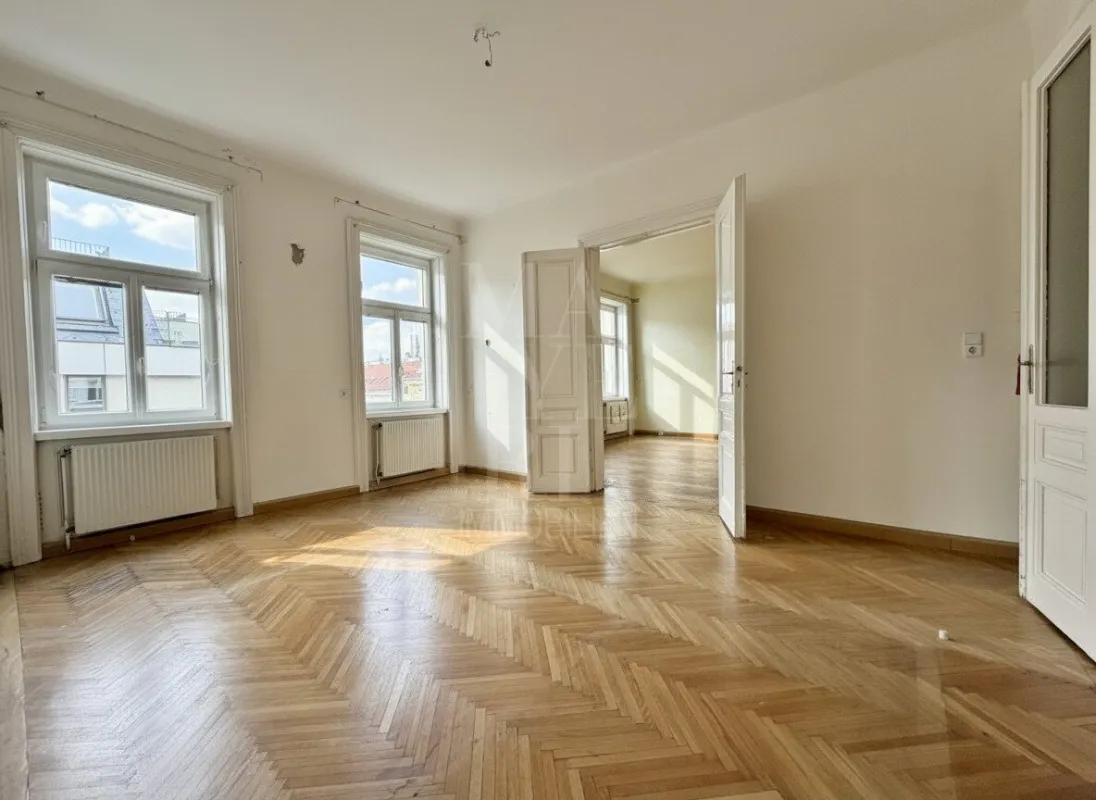 Helle 3-Zimmer Altbauwohnung im zentrale Cottagelage - renovierungsbedürftig - Bild 1