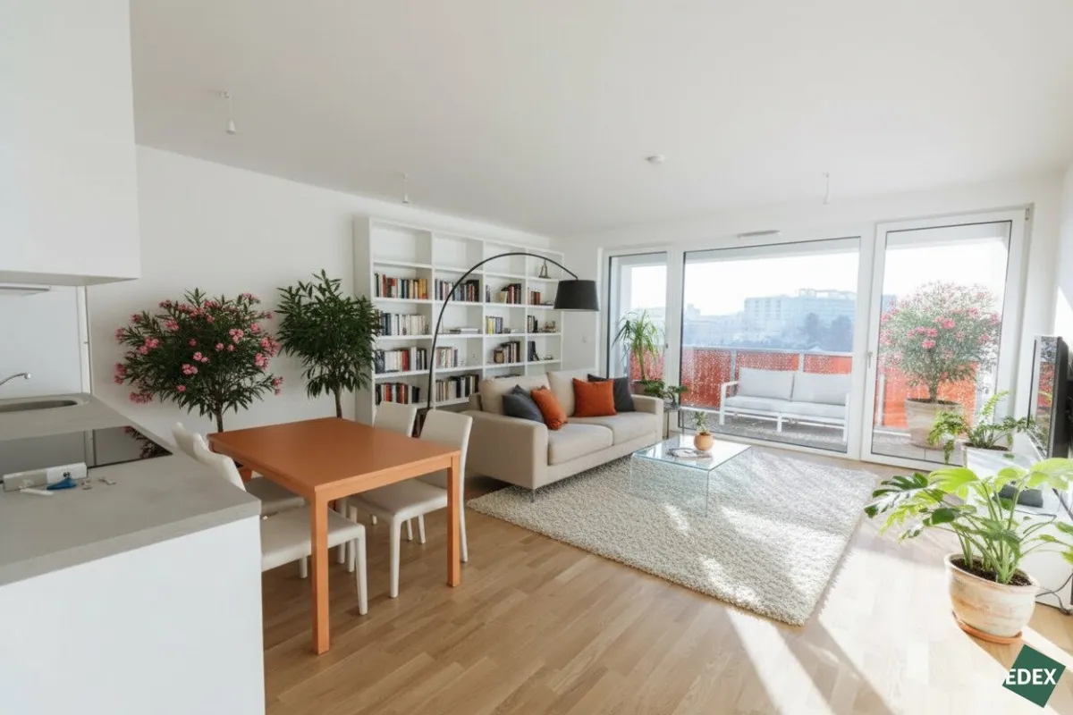 PROVISIONSFREI - ERSTBEZUG - Bezugsfertige 2-Zimmer-Eigentumswohnung mit Homeoffice und Loggia - Bild 1
