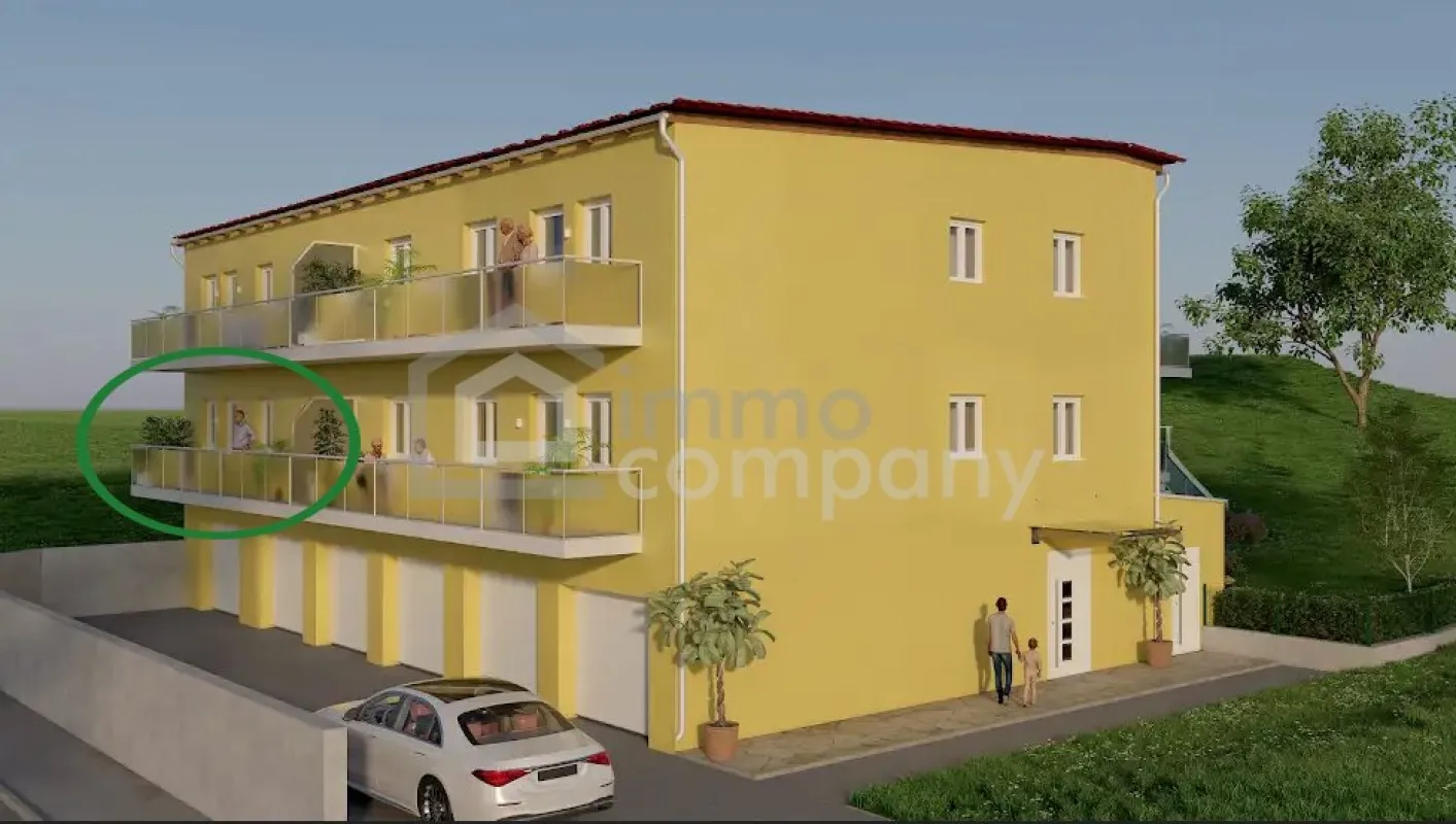 Alle ab 50+ aufgepasst! Barrierefreie 3-Zimmer-Wohnung in Eisenstadt: Erstbezug 2026 mit Balkon, Garten und Garage! (Top 2 - 1.OG  - 81 m² ) - Bild 1