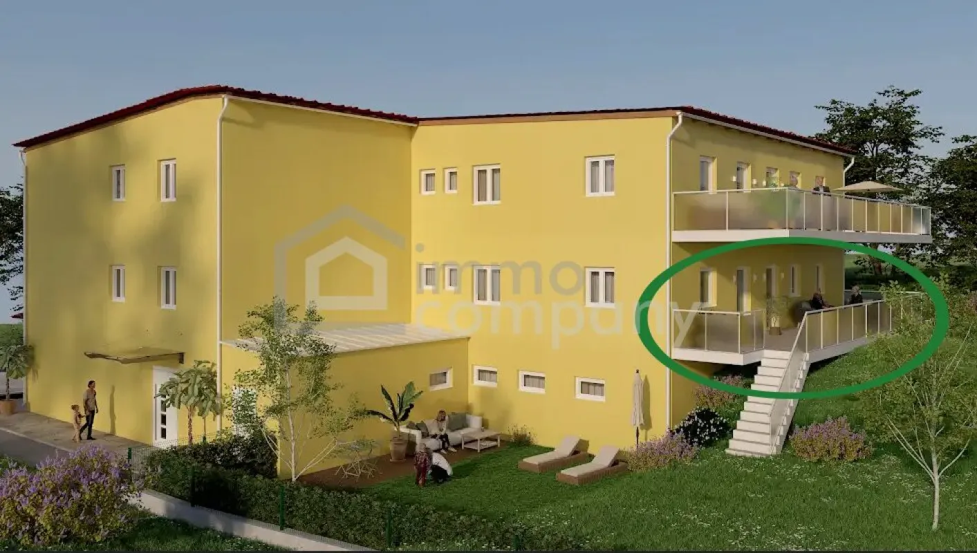Alle ab 50+ aufgepasst! Barrierefreie 4-Zimmer-Wohnung in Eisenstadt: Erstbezug 2026 mit Terrasse und Garage! (Top 3 - 1.OG  - 128 m² ) - Bild 1