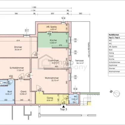 Alle ab 50+ aufgepasst! Barrierefreie 4-Zimmer-Wohnung in Eisenstadt: Erstbezug 2026 mit Terrasse und Garage! (Top 3 - 1.OG  - 128 m² ) - Bild 3