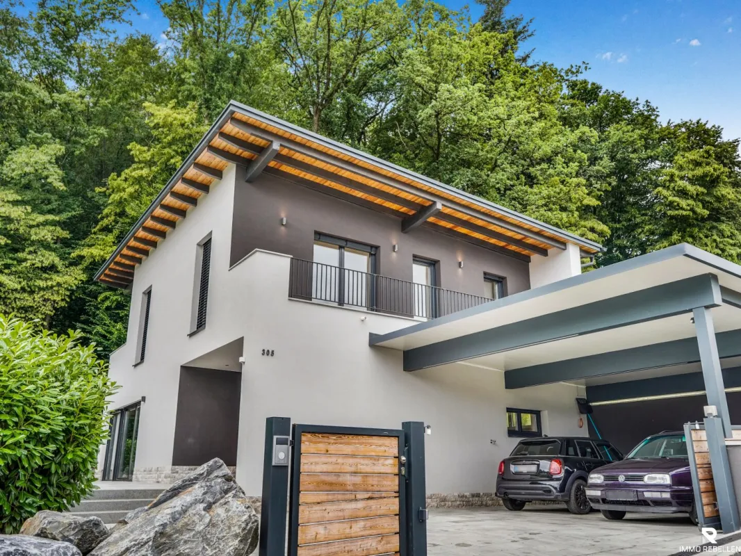 **NEUER PREIS** Erstbezug Vulkanland-Idylle trifft Design – Exklusives Architektenhaus in Kirchbach - Bild 1