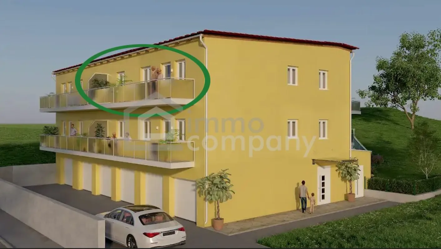 Alle ab 50+ aufgepasst! Barrierefreie 3-Zimmer-Wohnung in Eisenstadt: Erstbezug 2026 mit Balkon und Garage! (Top 4 - 2.OG  - 71 m² ) - Bild 1