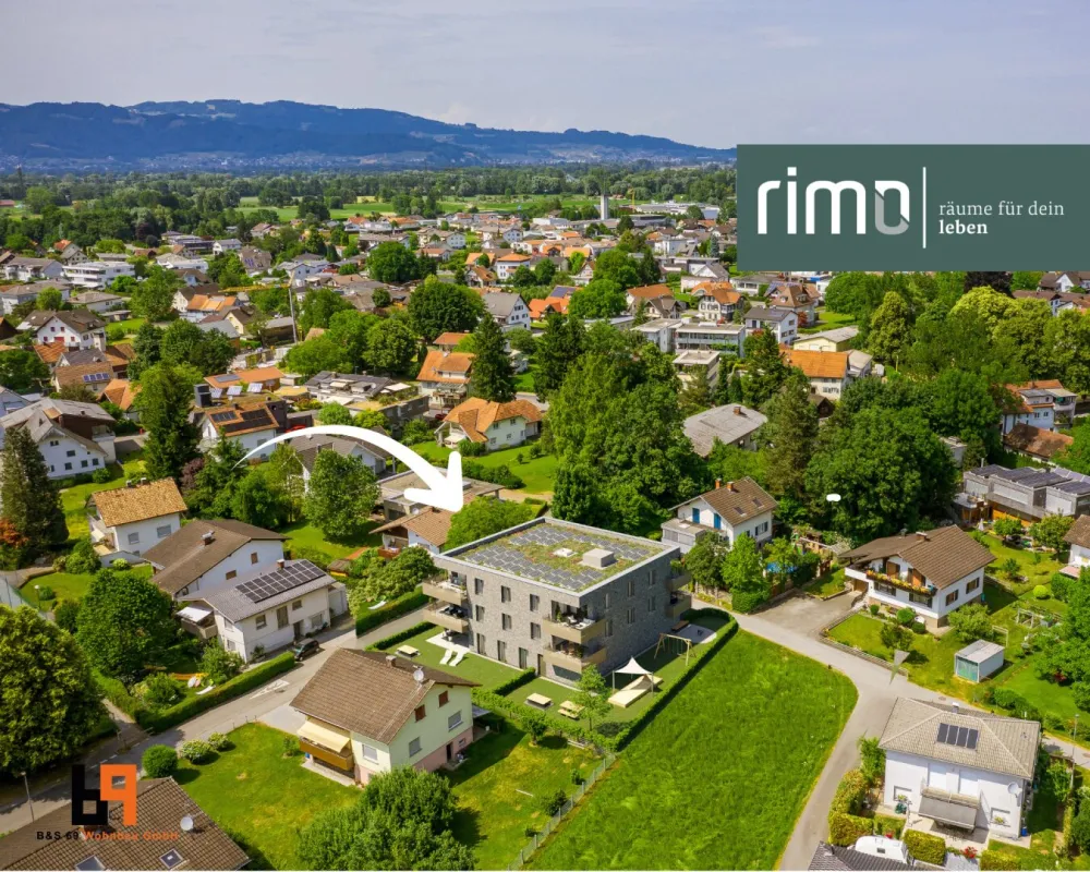 Kleinwohnanlage mit Kühlung, zentral gelegen in Altach - Bild 1
