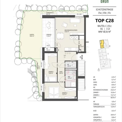 3-Zimmer-Gartenwohnung, Innsbruck - Bild 2