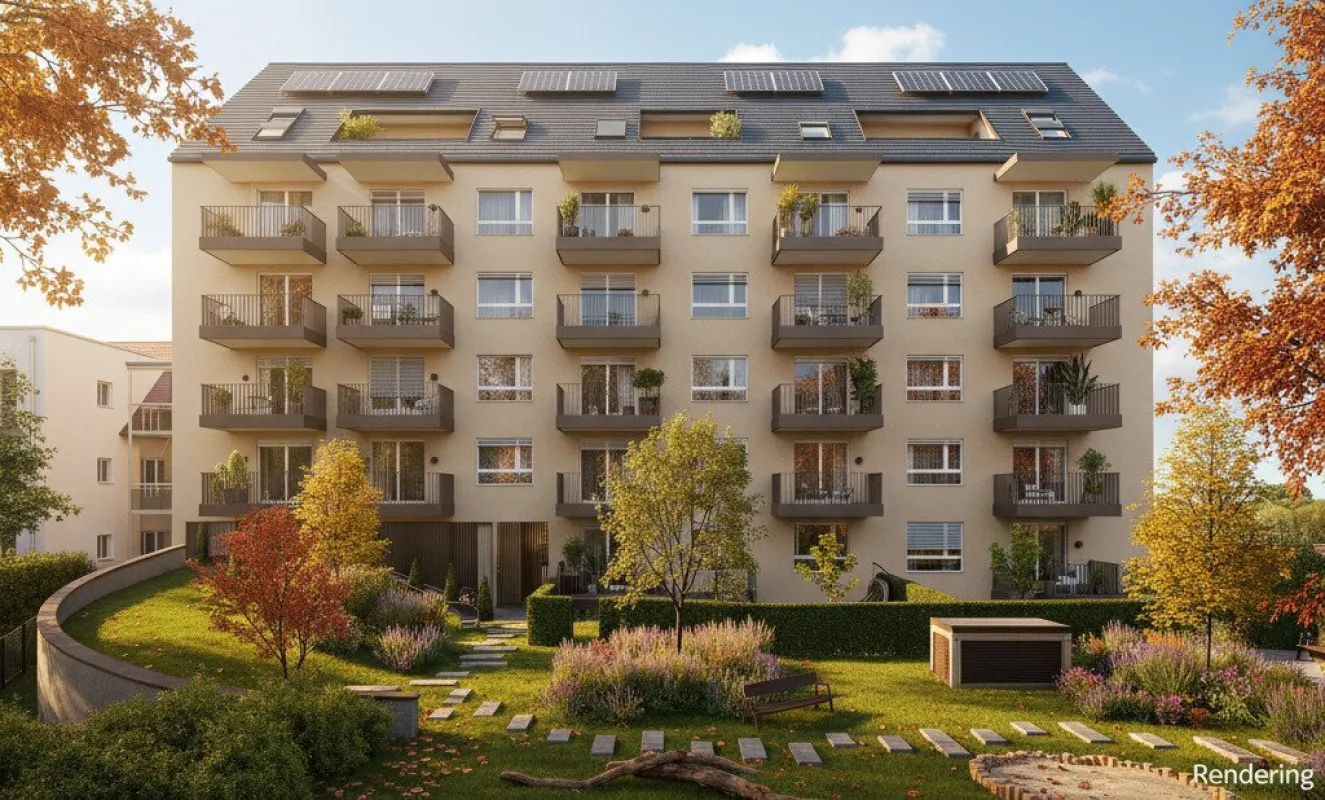 Attraktive 2-Zimmer-Wohnung mit Balkon im Erdgeschoss - Bild 1
