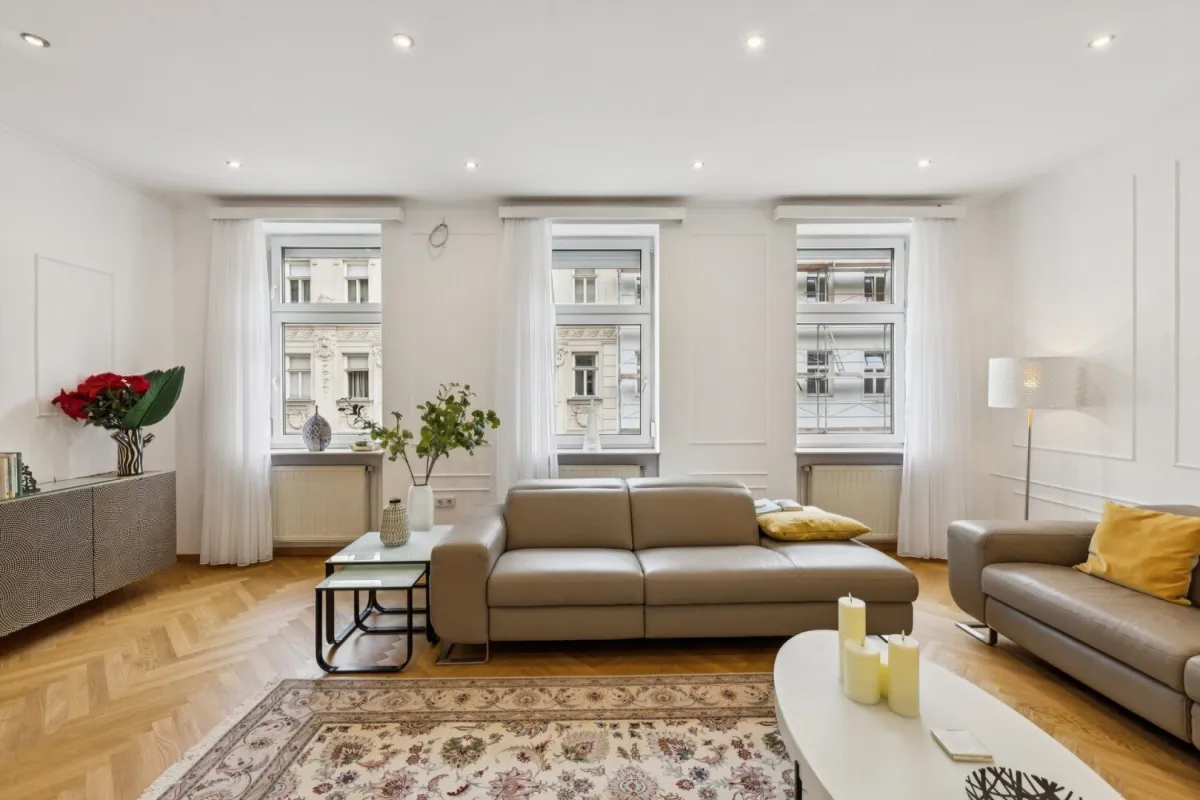 Zwischen U3 Kardinal-Nagl-Platz und Donaukanal - Sanierte 3 Zimmer Wohnung mit Altbaucharme - Bild 1