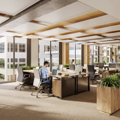 Büro in neuem nachhaltig gebauten Bürohaus nahe der City - Bild 2