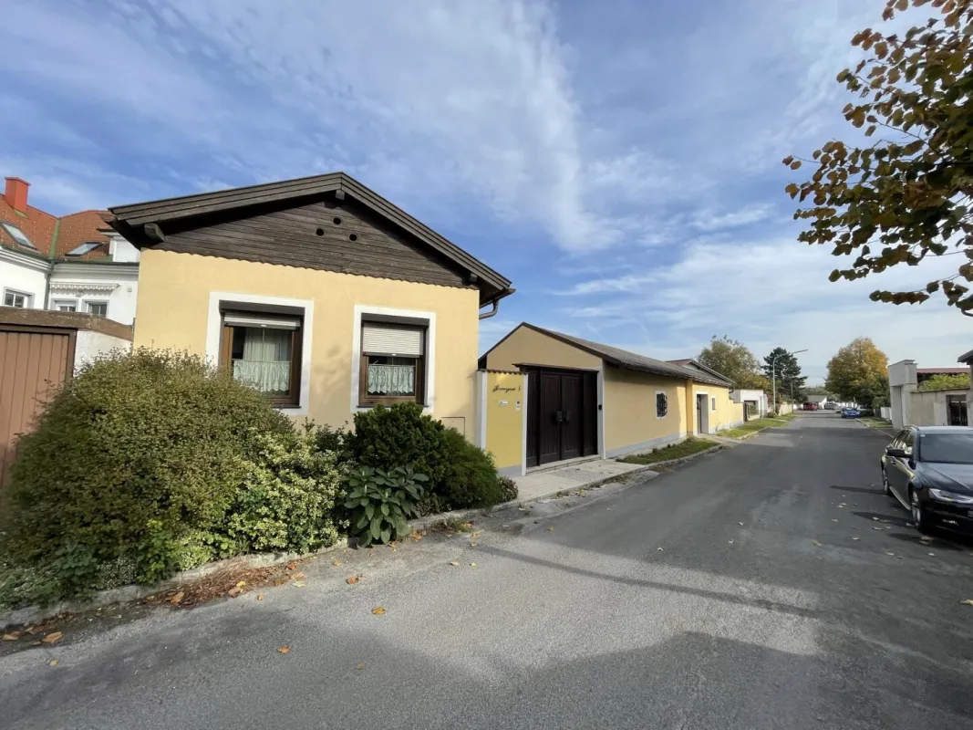 Einfamilienhaus mit Doppelgarage und Nebengebäude zu verkaufen - Bild 1