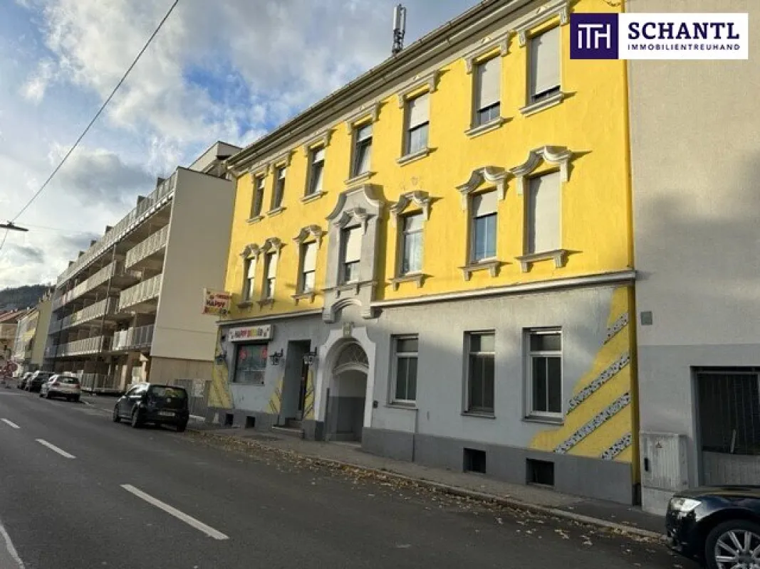 GENIALE GELEGENHEIT! Stark sanierungsbedürftiges Zinshaus in Graz-Eggenberg – Potenzial für Dachbodenausbau & hervorragende Infrastruktur! - Bild 1