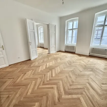 Generalsanierter Designer-Altbau-Erstbezug mit zentralbegehbaren Zimmern und Terrasse im Stilhaus nächst Stadtpark und Rochusmarkt - Bild 3