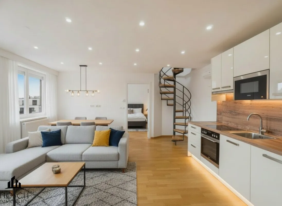 Stilvolle Maisonette-Wohnung mit Terrasse in Wiener Top-Lage! - Bild 1