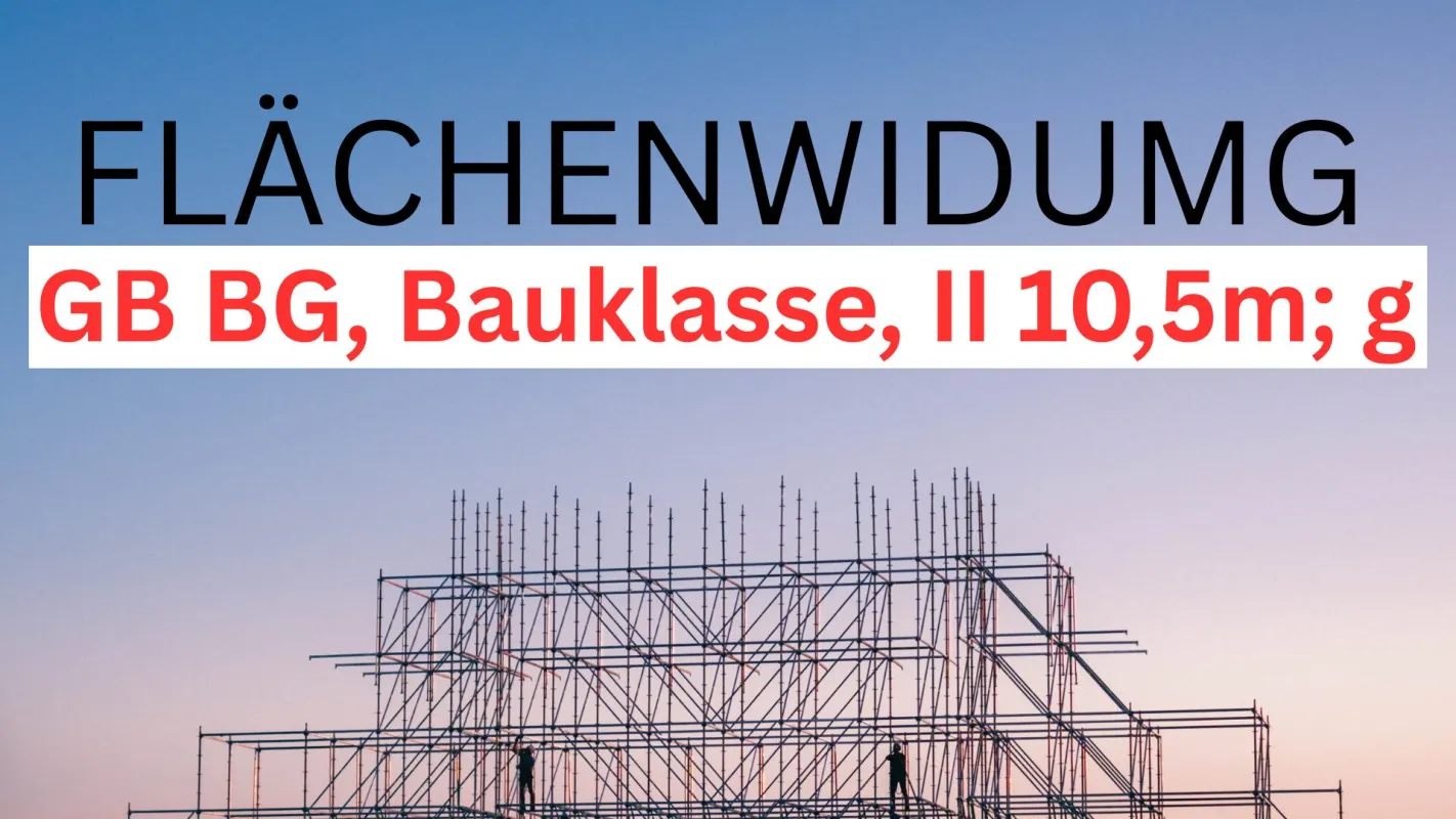 Attraktives Bauträgergrundstück mit Entwicklungspotenzial:  GB BG, Bauklasse II 10,5m; g - Bild 1