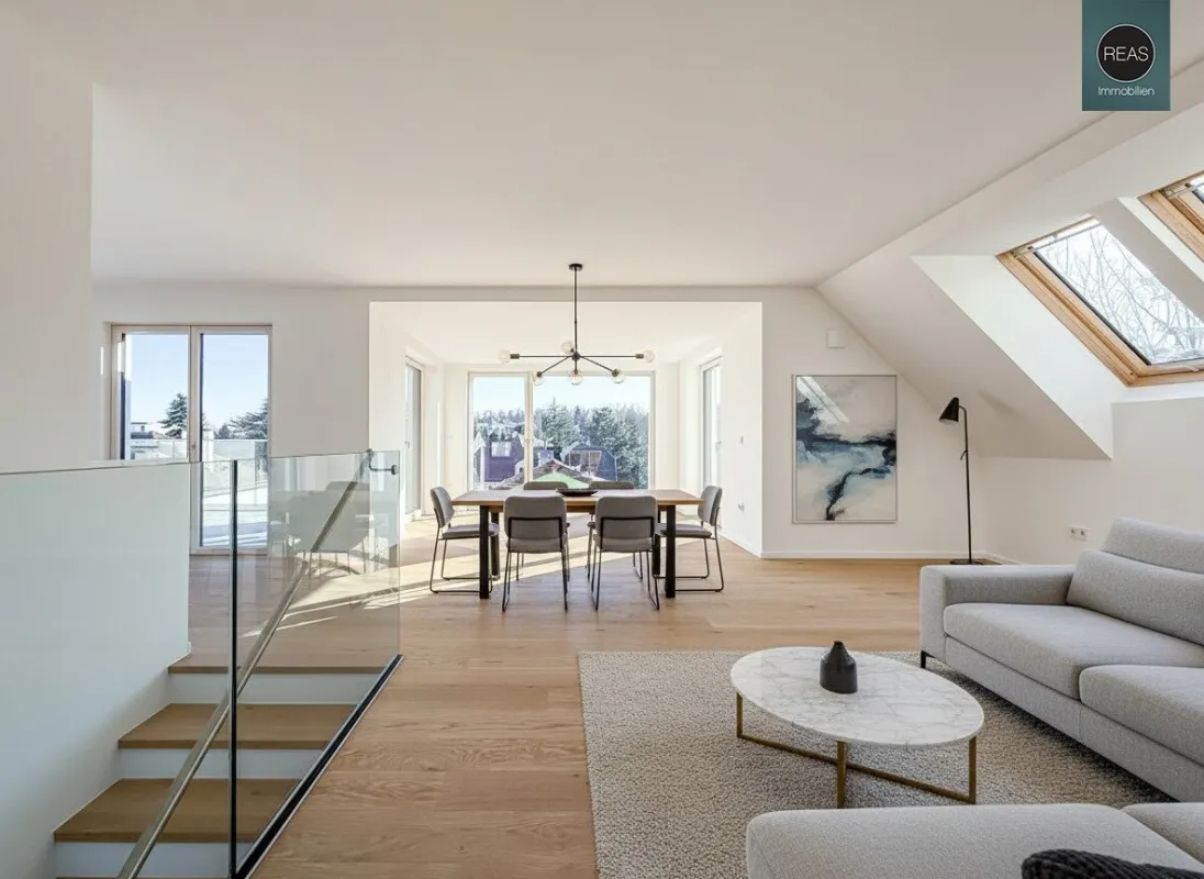 Erstbezug: Penthouse - Maisonette - Wohnung mit 3 Terrassen - Naturnahes Wohnen in Wien Hietzing – Exklusives Leben nahe dem Roten Berg! - Bild 1