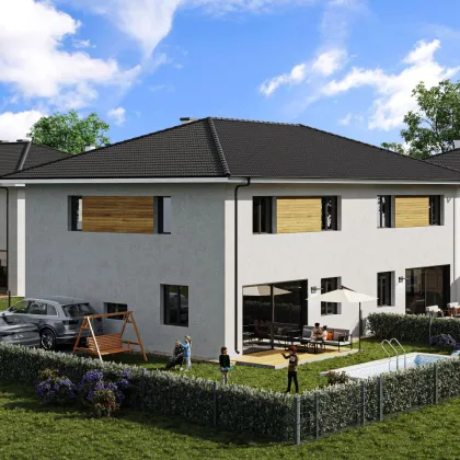 Neu errichtete DH-Hälfte mit Garten freut sich auf Sie als Bewohner: innen - Bild 3