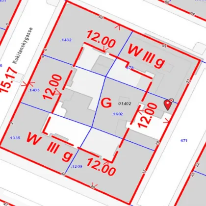 GRUNDSTÜCK MIT ALTBESTAND UND ERHEBLICHEM ENTWICKLUNGSPOTENZIAL / NÄHE EINKAUFSZENTRUM HERNALS - Bild 2