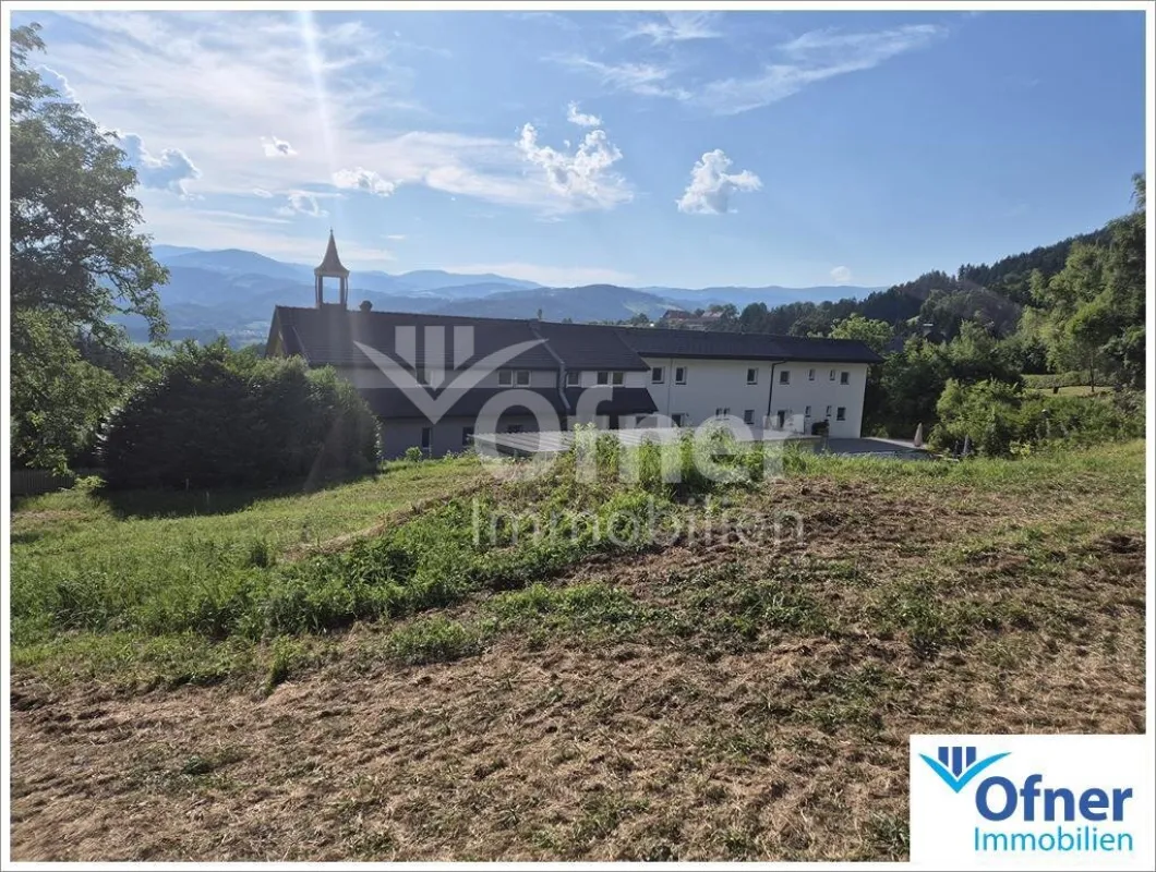 Grundstück mit Aussichtslage in Bärnbach - Bild 1