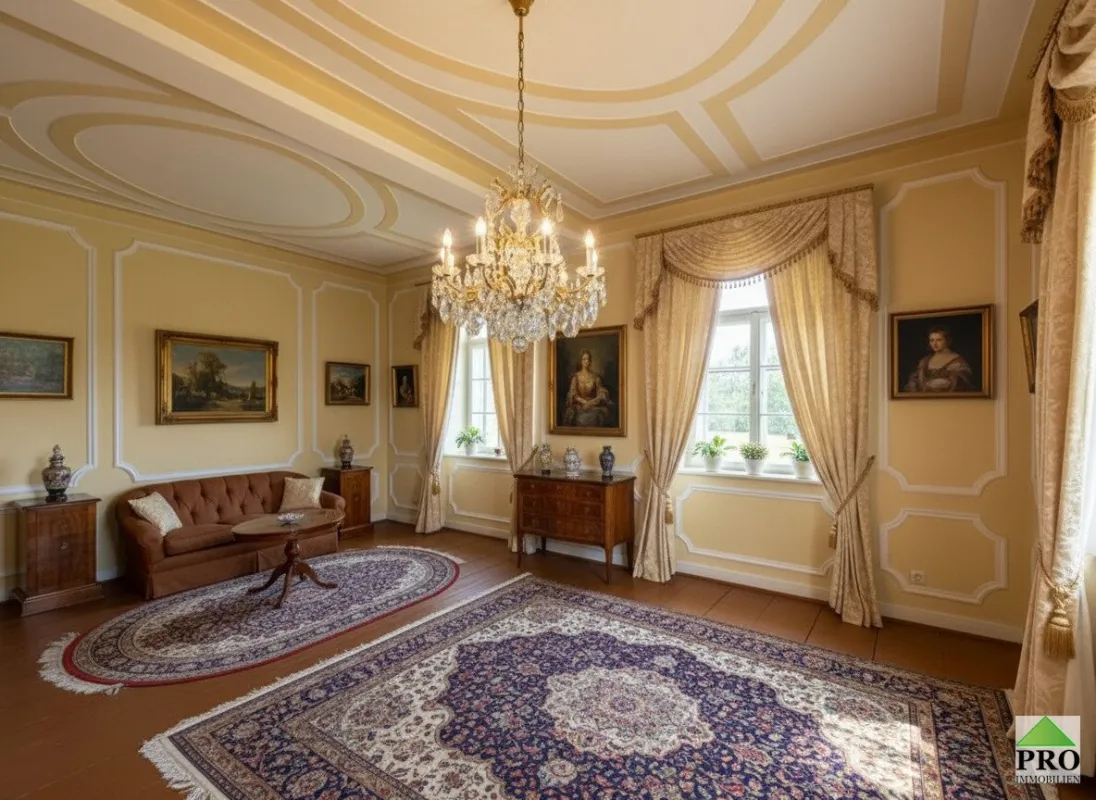 Schlossherr gesucht! Zauberhaftes Schloss in Oberösterreich sucht neuen Eigentümer - Pferdehaltung möglich, ruhige Einzellage! - Bild 1