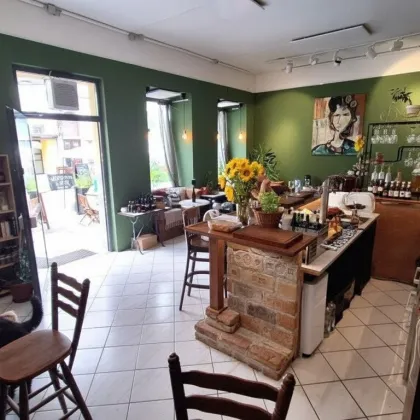 PREISHAMMER!!! Geschäftslokal am Kutschkermarkt mit Schanigarten und Weinkeller. Nur €500,- Pacht od € 59.000,- Investablöse geringe Hauptmiete!!! - Bild 3