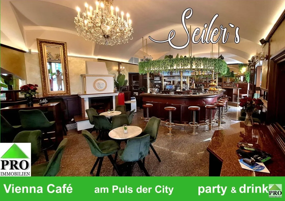 Cafè Bar  am Puls der City, Investablöse, geringe langfristige Hauptmiete - Bild 1