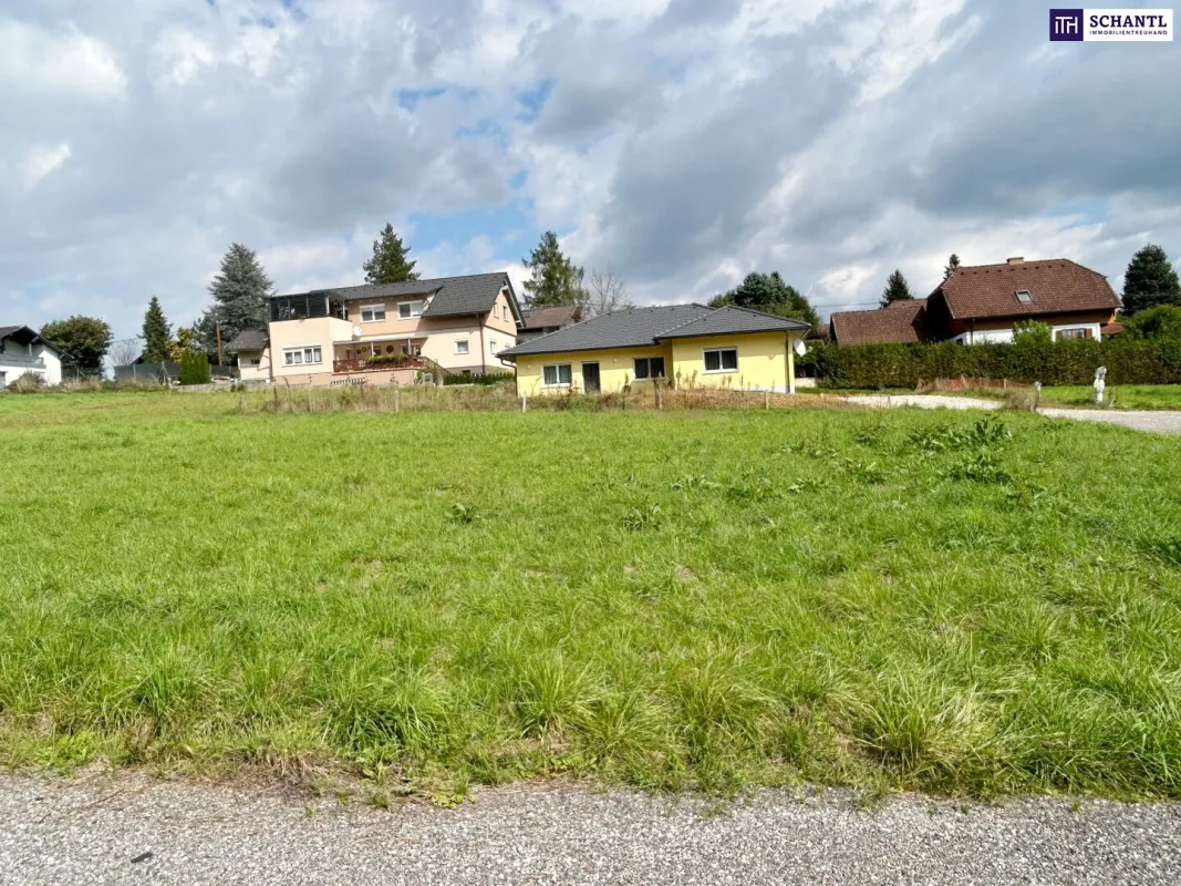 TRAUMHAFTES Grundstück für Ihr EINFAMILIENHAUS! TOP Anbindung! VOLLERSCHLOSSENES und FLACHES BAUGRUNDSTÜCK! - Bild 1