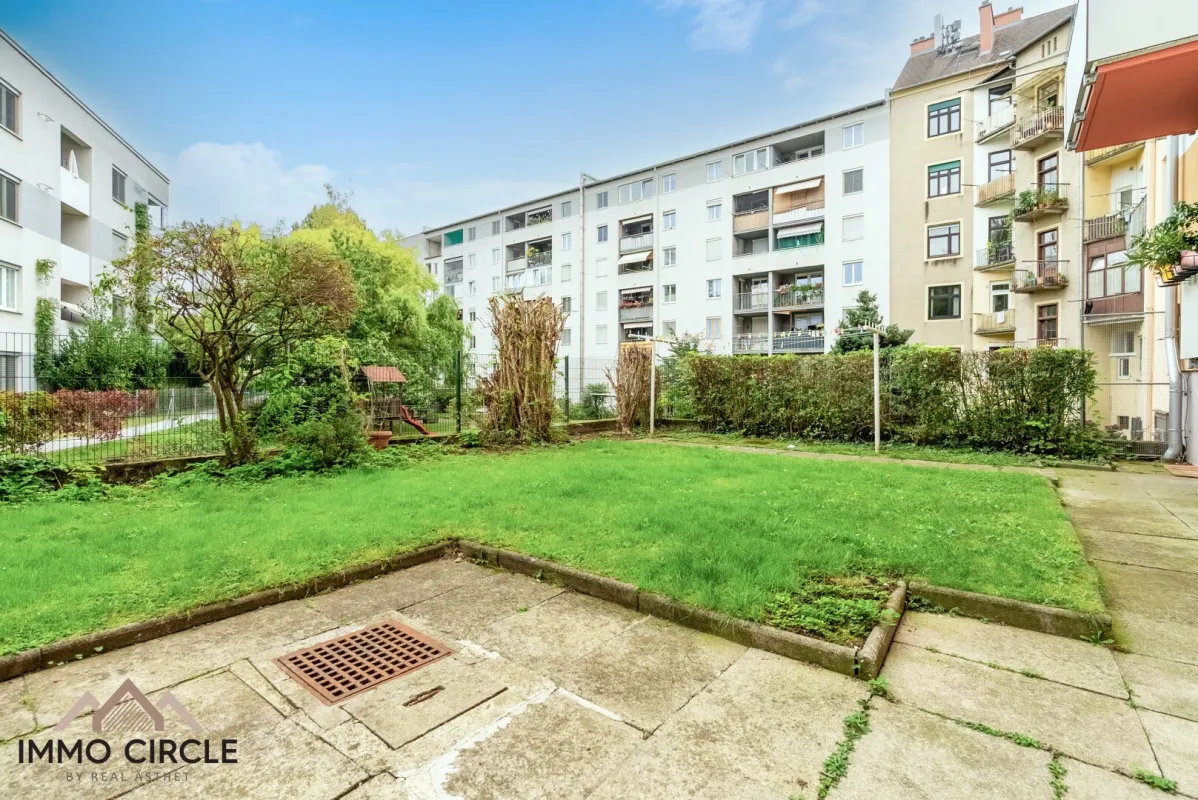 Gestalten Sie Ihr neues Zuhause! 3,5-Zimmer-Wohnung mit französischem Balkon und Gartenmitbenutzung - Bild 1