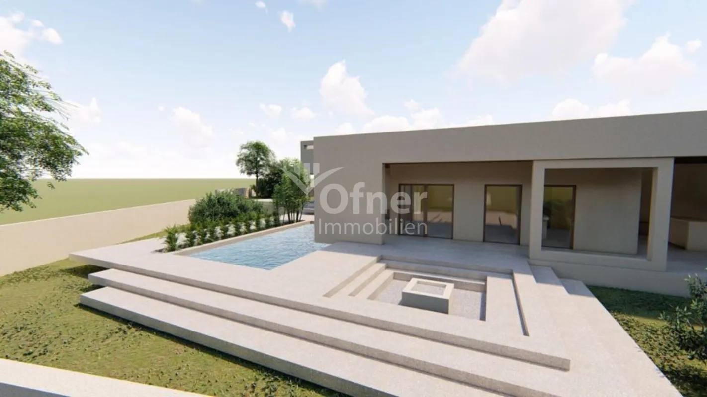 Baugrundstück 829 m² mit Baugenehmigung - Bild 1