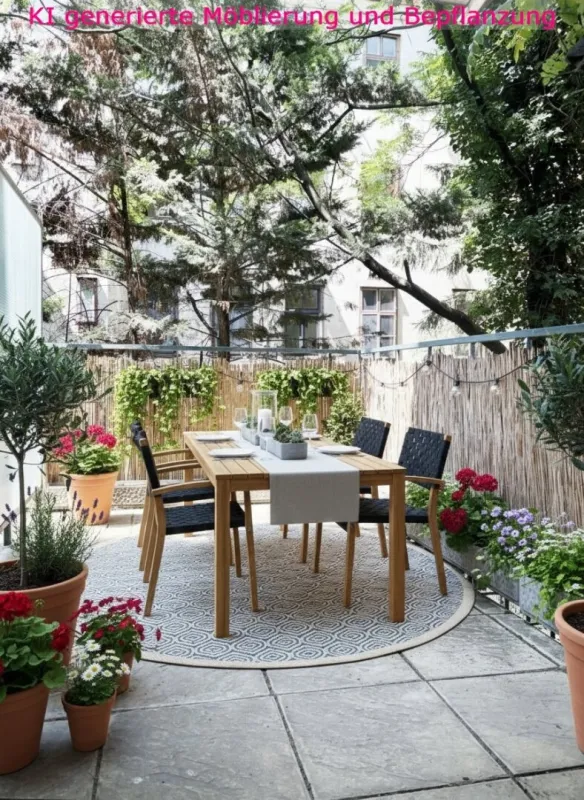 Terrasse zum begrünten Innenhof + perfekte Anbindung! - Bild 1