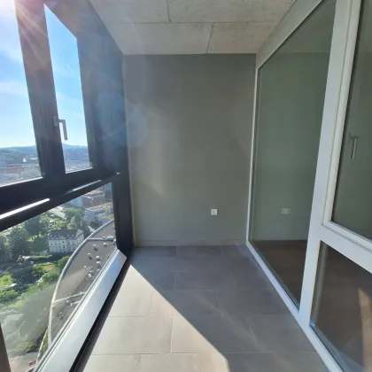 2 Zimmer Wohnung mit hochwertiger Ausstattung und Weitblick über Linz - Bild 3