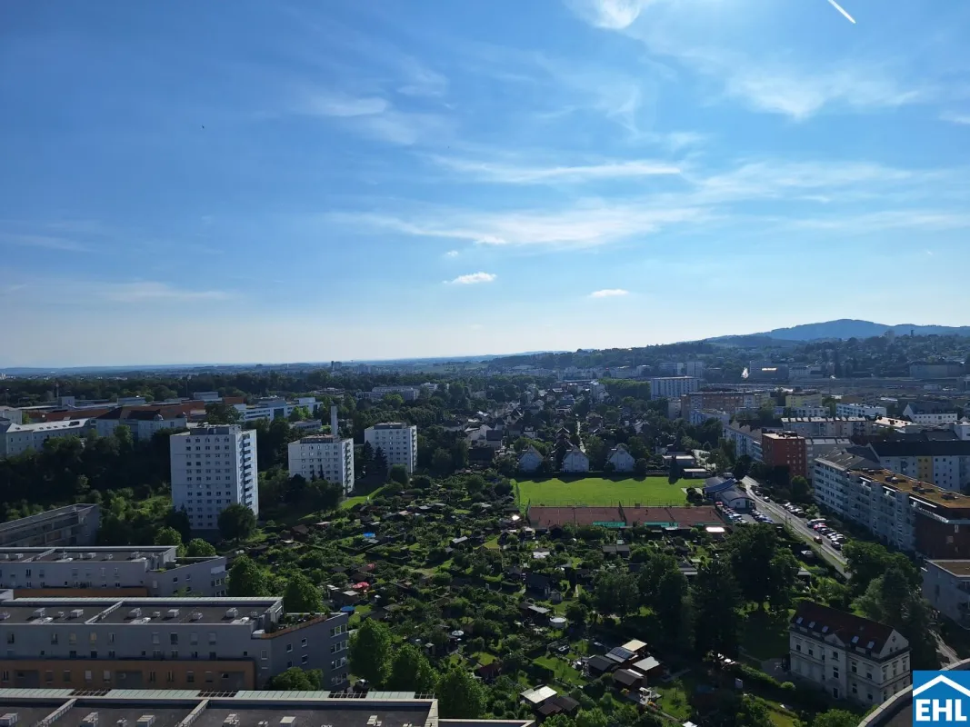 2 Zimmer Wohnung mit hochwertiger Ausstattung und Weitblick über Linz - Bild 1