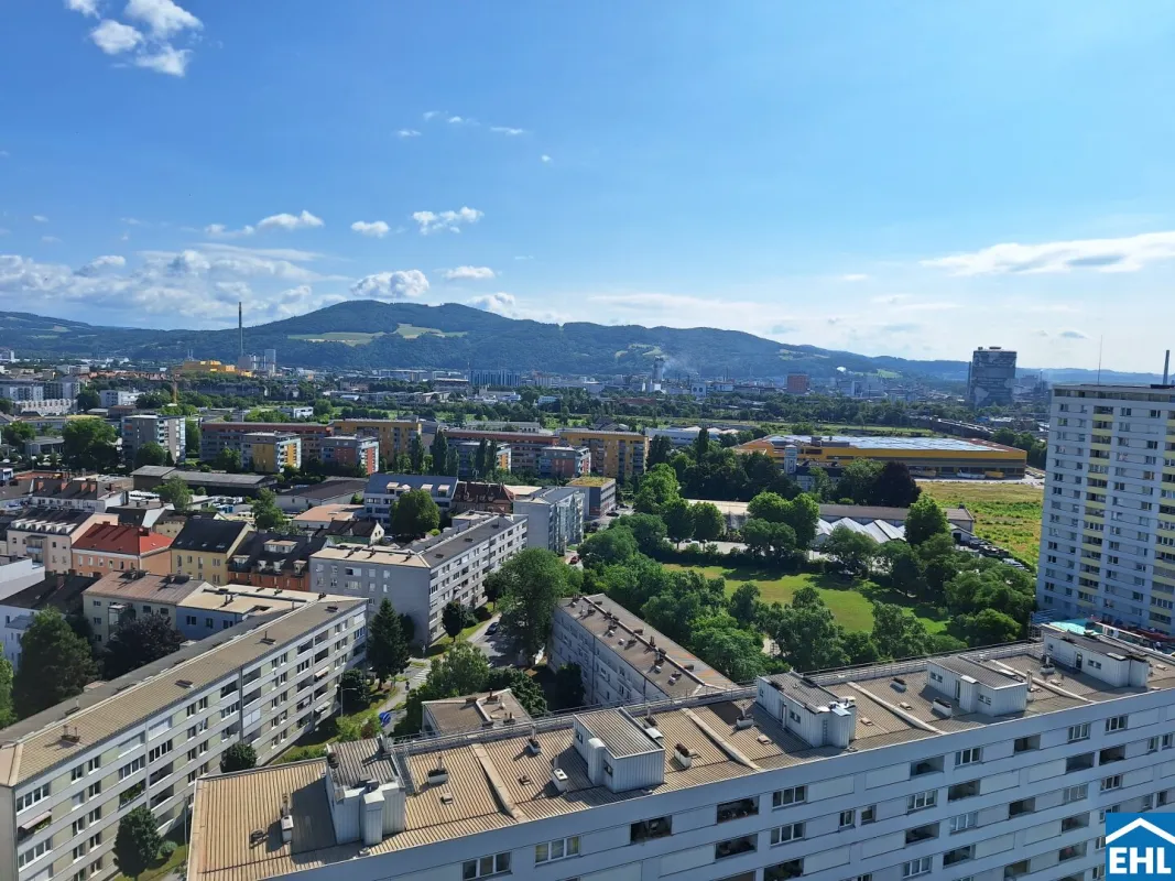 2 Zimmer Wohnung mit hochwertiger Ausstattung und Weitblick über Linz - Bild 1