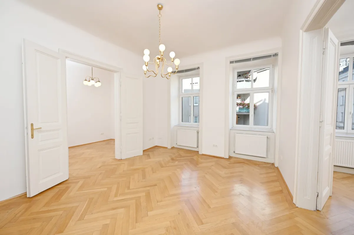 Stilvolle 4-Zimmer-Altbauwohnung im repräsentativen Eckhaus | Elisabethviertel - Bild 1