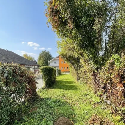 LÄNDLICHE IDYLLE in Großrußbach - ca. 861m² - Baugrundstück - Wasser und Kanal vorhanden - Rechteckiges Grundstück mit Zufahrt - Sehr Privat - in wenigen Minuten in Wien - Bild 2