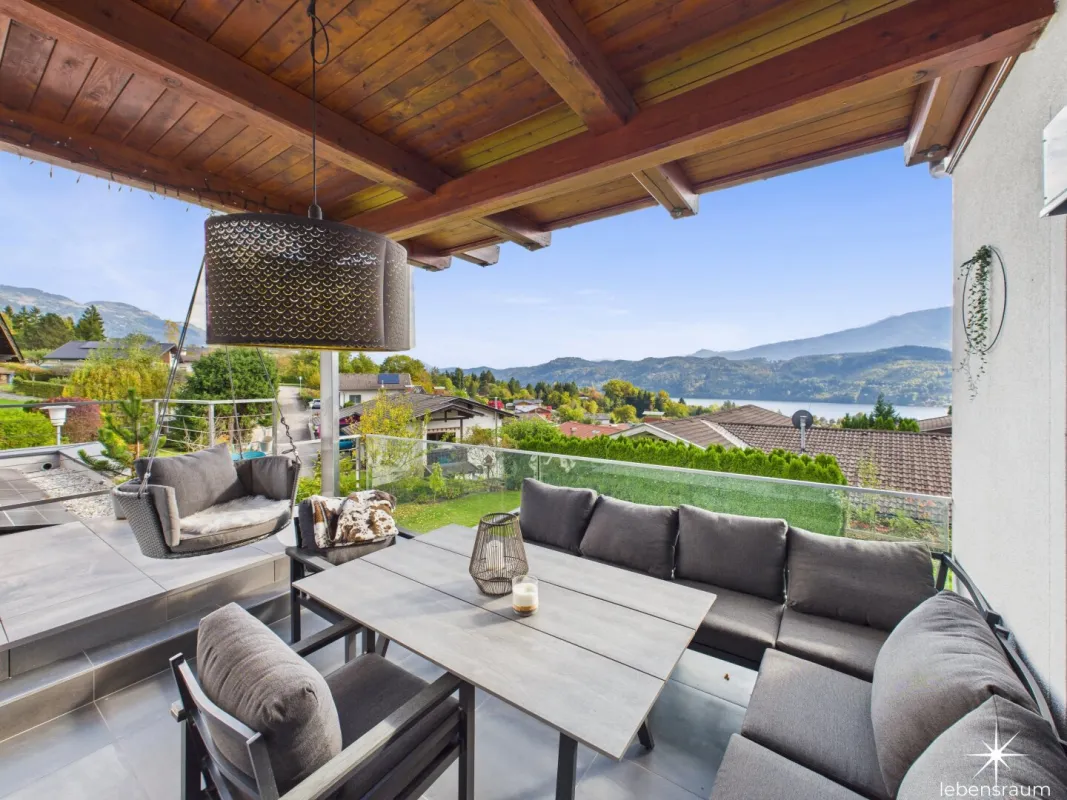 Traumhafte Terrassenwohnung mit Seeblick in Seeboden am Millstätter See. Neuwertig. Modern. - Bild 1